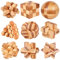 WishesMar 9 Stück Knobelspiele Holz Set Puzzle Geduldspiel Holzspielzeug Denkspiele Geschenk für Erwachsene und Kind - Logik Geist Spielzeug