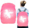 SPERMUOY Regenschutz Schulranzen Einhorn, Regenschutz Rucksack Einhorn Regenschutz für Schulranzen,Regenhülle Rucksack by Step,Rucksack Überzug Reflektierend für Mädchen Kinder