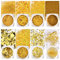 Natuce Golden Nagel Glitzer 8 Stück, Glitzerpulver, Glitzer für Nägel, Nail Art Glitter, Glitzer Basteln, für Gesicht Dekoration Nagelkunst DIY Masquerade Musik Festival Party