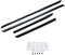 SHLPDFM Lot de 4 moulures latérales avec clips de fixation et vis pour A4 B5 Avant A4 8D 1995-2001