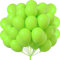 luftballons matt Fruchtgrün- 50 Stück Luftballons - 30 cm/12 zoll, Helium Luftballons Geburtstag, Helium Ballons Geburtstag, Regenbogen Luftballons Für Geburtstagsdeko, Luftballons Hochzeit