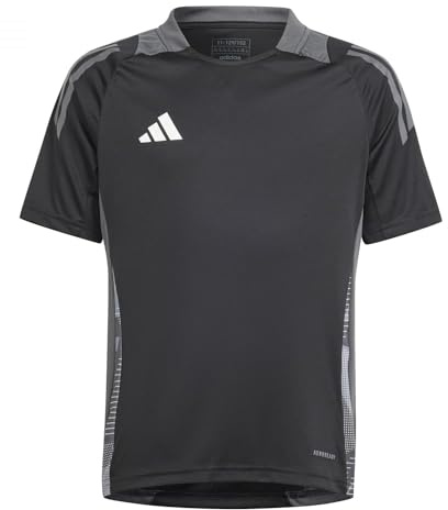 Adidas Jersey (Short Sleeve) Tiro 24 Competition Kids Trainingstrikot, Black/Team Dark Grey, IP7609, 152