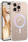 BENTOBEN für iPhone 16 Pro Max Hülle Handyhülle Glitzer, Magnetisches iPhone 16 Pro Max 6.9 Case mit Mag-Safe Muster Slim Bumper Silikon Cover Dünn Hülle für Frauen Mädchen Bling Transparent
