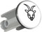 Huuraa Waschbeckenstöpsel Steinbock Sternzeichen Symbol 4cm Stopfen mit Tierkreiszeichen Symbol Geschenk Idee für Freunde und Familie