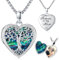 Odinstone Medaillon zum öffnen für bilder Baum des Lebens Medaillon Halskette Damen 925 Sterling Silber Anhänger Foto Medaillon für Frauen Geschenke für Frauen Mama