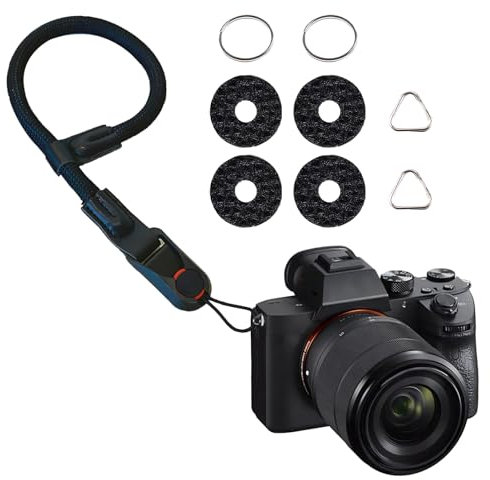 Camera Wrist Strap,Camera Strap Compatible with Slr, Dslr, Digital, Mirrorless Cameras,Secure Hand Grip for Photographers,Quick Release Hand