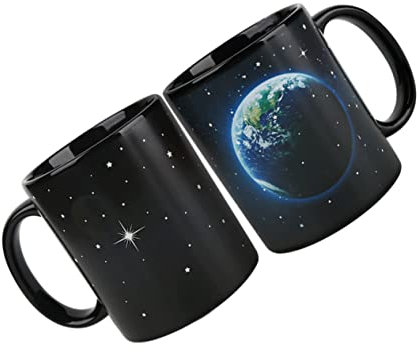 LABRIMP 1 Pièce Tasse Motif Mug à Décoloration Thermique Parfait pour Jus Design Ergonomique