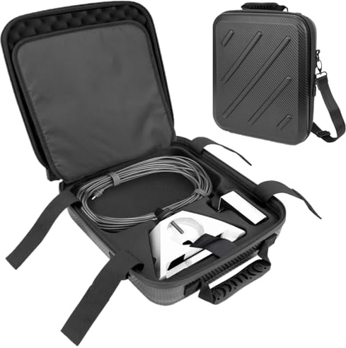 Tragbare Tragetasche für Star-link Mini-Kit, Case for Star-Link Mi-ni Kit Reisetragetasche für Starl-ink Mini, Star-link Mi-ni Tasche, wasserdichte Hartschalen-Aufbewahrungsbox mit Mehreren Fächern
