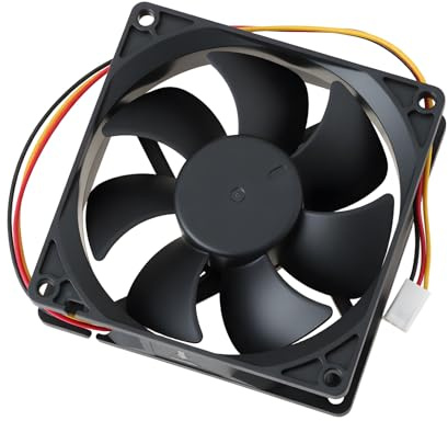 ECSiNG Ventilador de Refrigeración de 12 V CC 3 Pines 90 X 90 X 25 Mm 9AH0912M4D08 para Proyectores Y Ordenadores