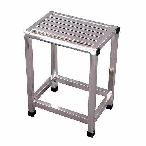 Sgabello da doccia, design antiscivolo in acciaio inox, sicuro e confortevole, per anziani, anziani, disabili e persone incinte