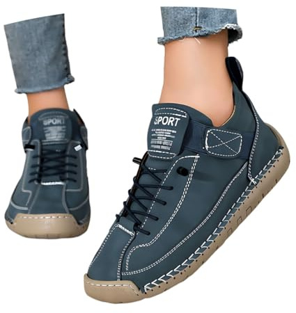 Sfwqoifou 2026 Montela Schuhe Damen Orthopädische Sneakers Komfortable Schmerzfreie Damenschuhe Atmungsaktive Wasserdicht Laufschuhe Stützende Barfuss Freizeitschuhe Leichte Sportschuhe