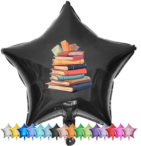 20 Stück Personalisierter Stern Folienballon ca. 45 cm – Individueller Ballon mit Bild, Text, Name oder Logo für Geburtstag, Abschluss, Hochzeit & Event Dekoration