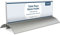 EUROPEL 350087-Tisch-Namensschild, Aluminium Acryl, 61 x 210mm.