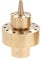 1 Brass DN25 Fountain Nozzle Column Water Fountain Nozzle Sprinkler Spray Head for Garden Pond Bring Beautiful Visual Effects