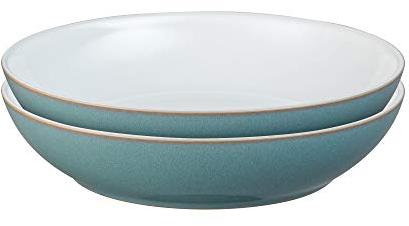 Denby 123048844 Nudelschüssel, Steingut, azurblau