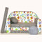 millybo Kindersofa Kinder Couch mit Schlaffunktion ausklappbar 3in1 Kinder Sofa Spielsofa mit Bettfunktion Mädchen Jungen Sitzsack Minisofa Schlafsofa Kinderzimmer Schlafsessel (A5)
