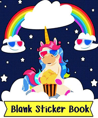 Blank Sticker Book: sticker book animals blank sticker book
