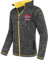 Nebulus Herren Fleecejacke Chios, warme Fleece Jacke, mit langem Full-Zip Reißverschluss, schwarz-gelb - M