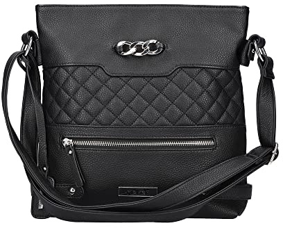 Rieker Damen H1072 Handtasche schwarz