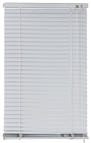 EXKLUSIV HEIMTEXTIL Aluminium Jalousie Lamellen 55 x 130 cm Weiß