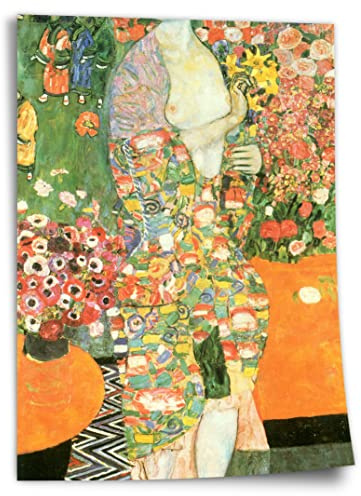 Printistico Poster Gustav Klimt - Der Tanz (1918) Kunstdruck ohne Rahmen, Wandbild - A4, A3, A2, A1, A0, XXL - Wohnzimmer, Schlafzimmer, Küche, Deko