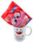 Tazas graciosas con frase Tazas originales para regalar Regalos originales para hombre y mujer Caja regalo cumpleaños Amigo invisible (Dientes)