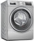 Bosch Home & Kitchen Appliances Bosch Series 8 WDU8H549GB Washer Dryer with 10kg Washing and 6kg Drying Capacity, IronAssist, Wash & Dry 60, Freestanding, Silver