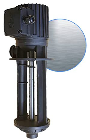 Eintauchpumpe Edelstahl Pumpenwelle Kühlmittelpumpe 400V 60Lt Tauchtiefe 210mm