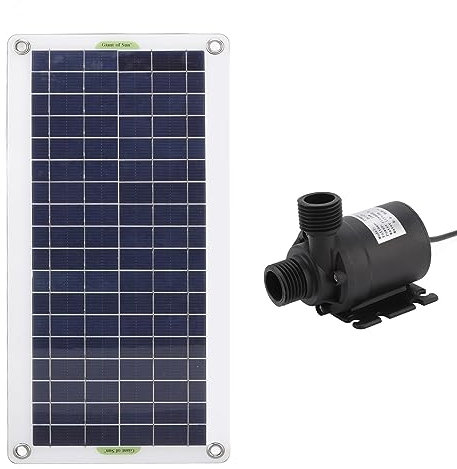 Pompe de bassin solaire, kit de pompe à eau solaire à énergie solaire pour jardin de bassin