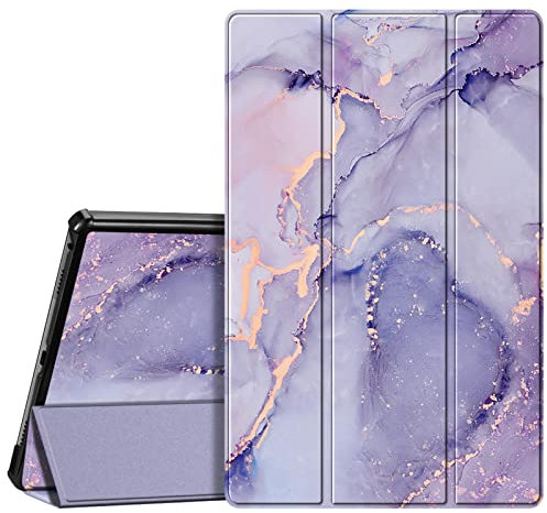FINTIE Carcasa para Lenovo M10 Plus 3rd Gen 10,6' 2022 (TB125/TB128) - Funda delgada y rígida - Funda plegable ligera, protección para Lenovo Tab M10 Plus 3 generación, mármol lila