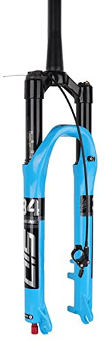 MTB Forcella 26 27.5 29 Pollici MTB Forcella Ammortizzata Corsa 100mm 1-1/8 Tubo Dritto/Tubo Conico Forcelle Mountain Bike QR 9mm Freno A Disco Forcella Ad Aria ( Color : Tapered RL , Size : 29IN )