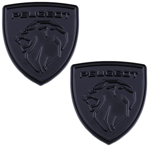 Wolfskopf-Emblem für das Schild Autoaufkleber Aufkleber Passender Typ Autobeschriftung (Schwarz)
