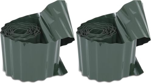 Windhager Bordure de pelouse 20 cm x 9 m, Vert (Lot de 2)
