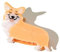 Nordstral Haarklammer Hund Corgi - Haarklammer in 6,7 x 5 cm, Haarspangen Damen und Haarspangen Mädchen