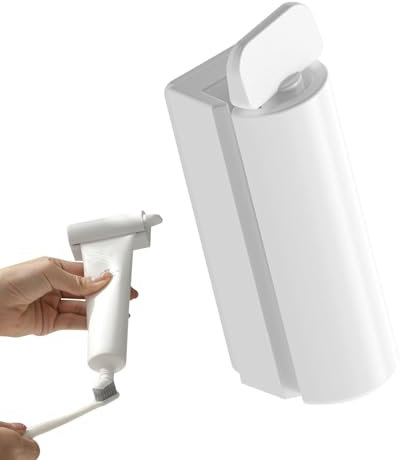 WOTEG Zahnpastaroller | Magnetischer Tubenquetscher zur Wandmontage - Schlauchroller für Badezimmer, Macht Schluss mit Verschwendung, Badezimmerzubehör