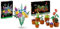 LEGO 10329 Icons Tiny Plants Set, Artificial Flowers in 9 Buildable Teracotta-Coloured Pots & 10313 Icons Wildflower Bouquet Set, Artificial Flowers with Poppies and Lavender