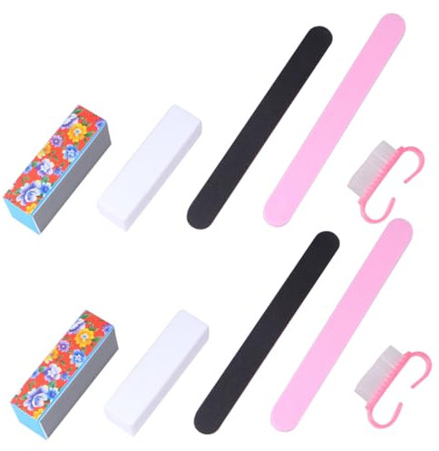 Ipetboom -1 Nagelfeilen-set Mit Polierpuffern Und Schleifstab – Perfekt Für Maniküre Und Pediküre