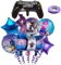 7 Pcs Game Theme Foil Balloons, Birthday Party Decorations Supplies