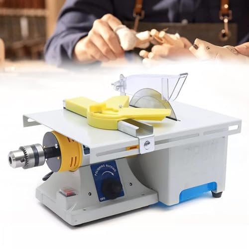 Edelstein-Polierschleifmaschine,800RPM Tischpolierer,Desktop-Jade-Schneid- und Poliermaschine für die Holzbearbeitung 750W elektrische Schmuckschleifmaschine Schmuck Rock Gem Polishing Tool