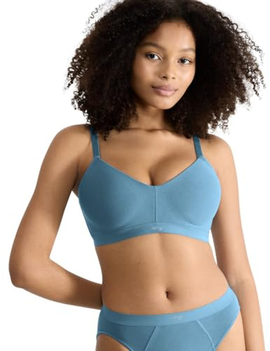 Sloggi Damen Ever Ease P Bra, Provincial Blue, S EU