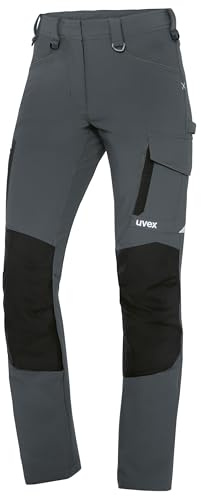 Uvex suXXeed Craft Damen Cargohose - Frauen Arbeitshose mit 4-Wege-Stretch - Cordura® verstärkt - mit Kniepolstertaschen
