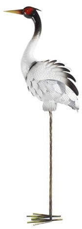 Zxfdsfdbnm Metall-Statuen, Figuren, Gartendekoration, Vogel-Skulpturen, dekorativ für Außenlandschaft, Terrassen und Hofverzierung