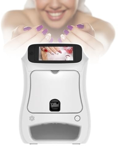 Automatic Nail Printer Machine,Nail Technology Machine With Nail Drying Light,Electric Nail Art Printing Machine With Touch Led Screen