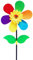 FUXIU Bunte Sonnenblume Windmühle Spinner Windrad Garten Hof Kinder Spielzeug