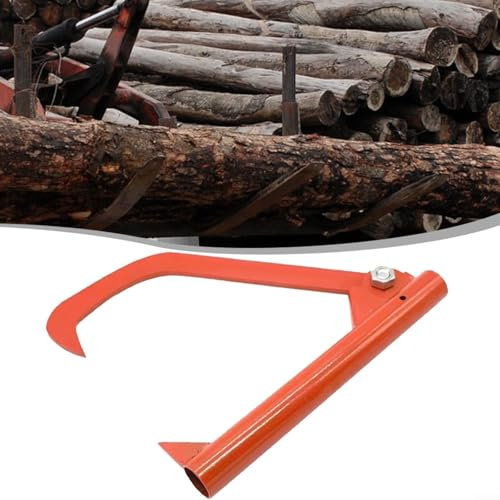 Extractor de madera, herramientas de extracción de leña para acampar al aire libre, dispositivo de tracción de leña, para tirar de madera fácilmente (sin asa)