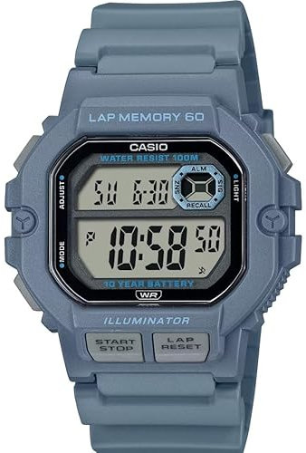 Casio Men's Digital Quartz Watch with Resin Strap WS-1400H-2AVCF