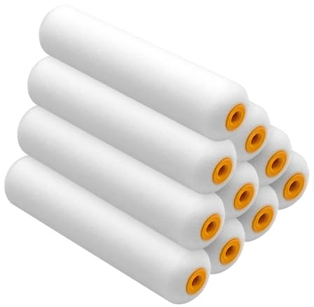 King Origin Foam Paint Roller, 10 Pack, 6 Inch High Density Roller