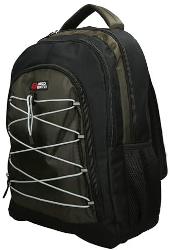 Christian Wippermann XL großer Rucksack mit Laptopfach Herren Damen Kinder Schule Arbeit Uni Tasche Freizeit Grün