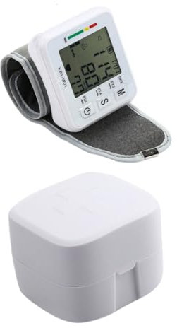 Anneome Blutdruckmessgerät Handgelenk Reusable Digital Lcd-bildschirm Tragbar Für Zuhause Pulsanzeige Kompakt Langlebig