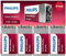 PHILIPS 9V Batteries - Power Alkaline 9 Volt Battery 4 Pack, Long Lasting Power Up to 5 Years in Storage, 9v Batteries Leak Proof Design, All Purpose 9volt for All Your Household & Office Needs.